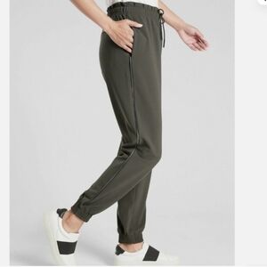 Athleta Metropolis Olive Green Joggers